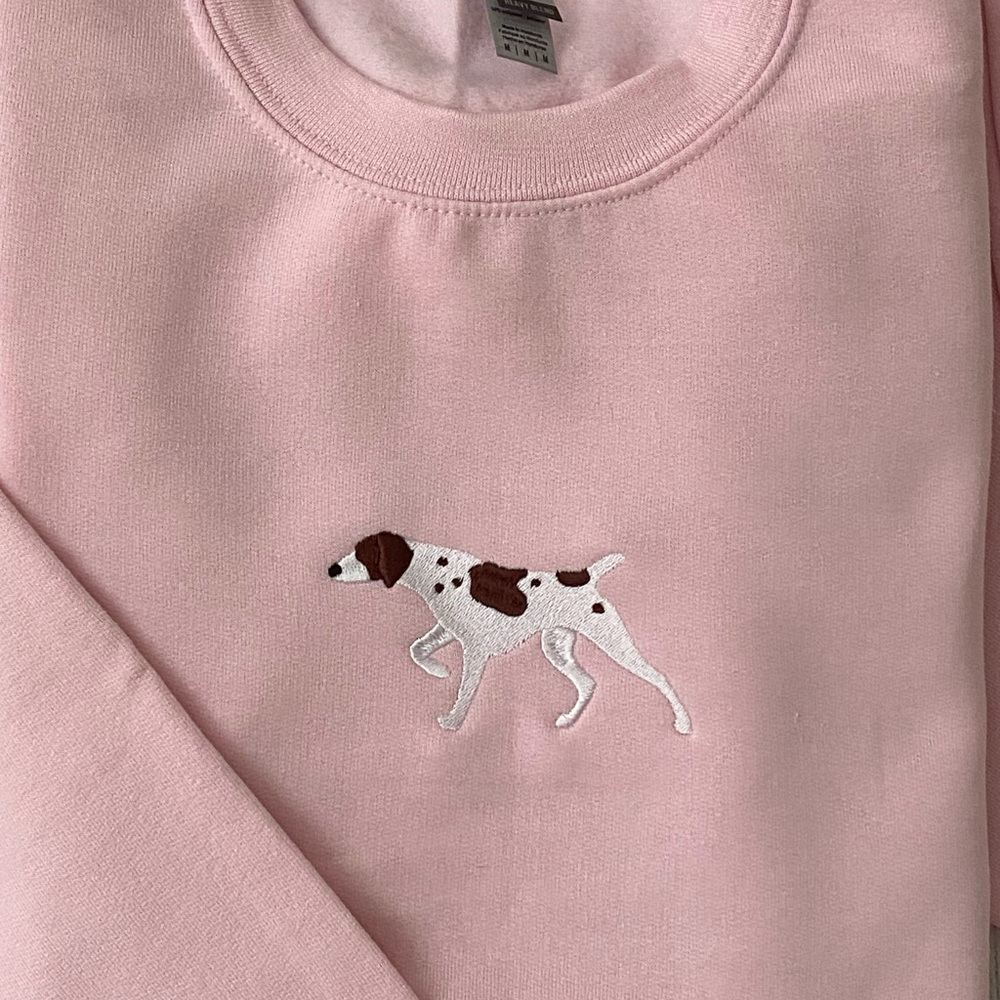 German Short haired pointer Embroidered Sweatshirt - Picture 3 of 4